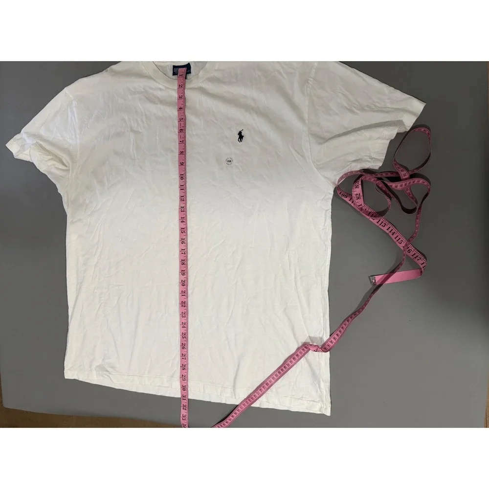 Polo Ralph Lauren T-Shirt Mens 2XB White Classics Big & Tall‎ With Tags
